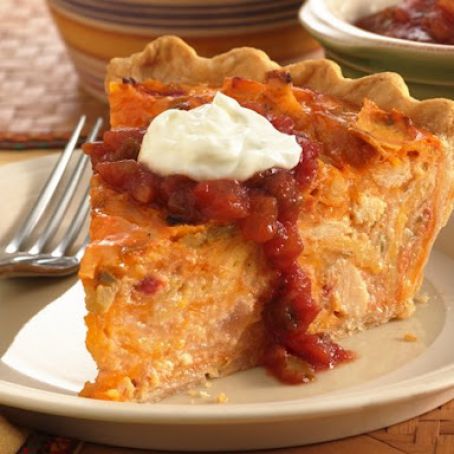 Chicken Enchilada Quiche