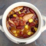 Slow Cooker Fiesta Chicken Soup