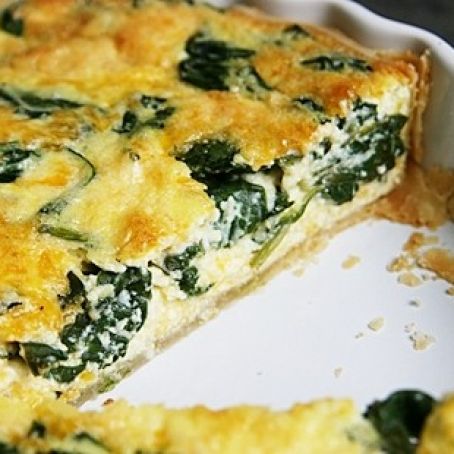 Spinach Ricotta Quiche