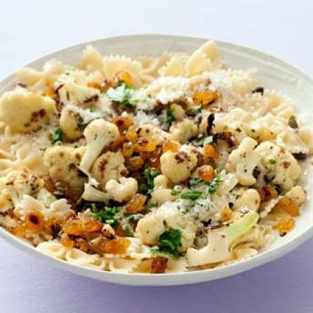 Roasted Cauliflower Farfalle