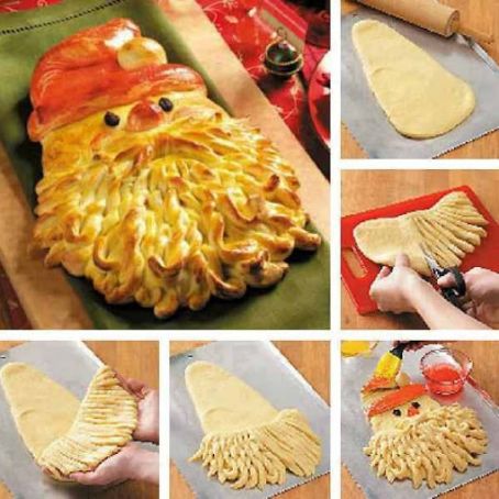 Golden Santa Bread