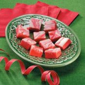 Black Cherry Swirl Fudge