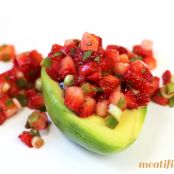 AVOCADO****Avocado with Strawberry Nectarine Salsa
