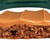 Cinnamon Apple Bars with Peanut Butter Glaze