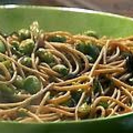 Orange-Sesame Pork Chops with Teriyaki Whole-Wheat Noodles