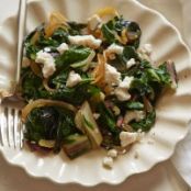 Wilted Greens with Ricotta Salata (Giada)