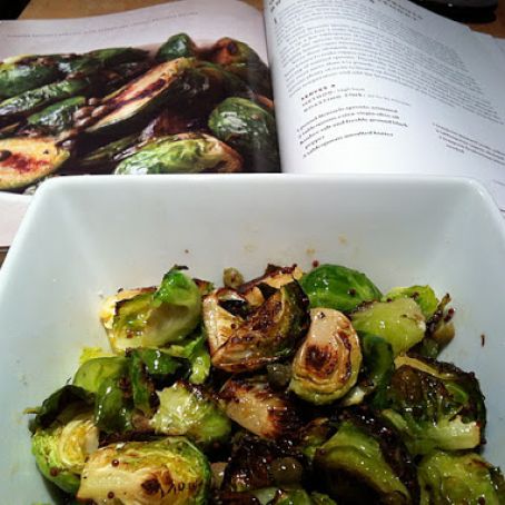 Roasted Brussels Sprouts with Capers and Lemony Browned Butter