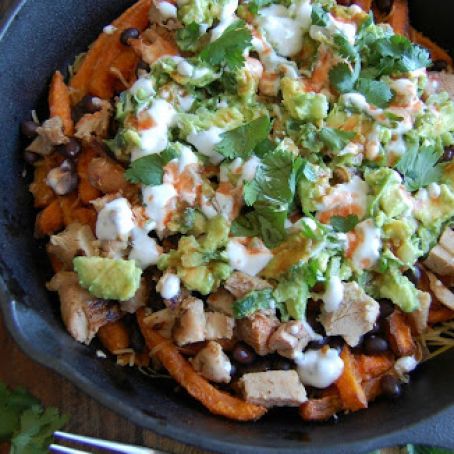 Pollo Asada Sweet Potato Fries