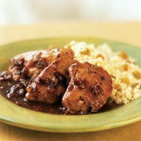 Turkey Breast Cutlets in Port Wine Sauce