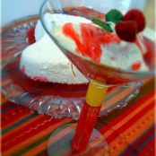 Coeur a la Creme with Raspberry Chambord Coulis Sauce