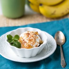 Roasted Bananas w/ Toasted Coconut