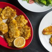 Cheese-Crusted Chicken Tenders