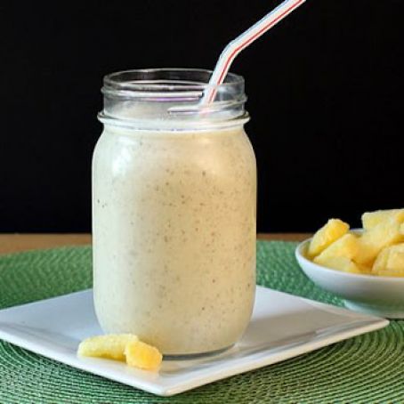 Pineapple Coconut Milk Smoothie