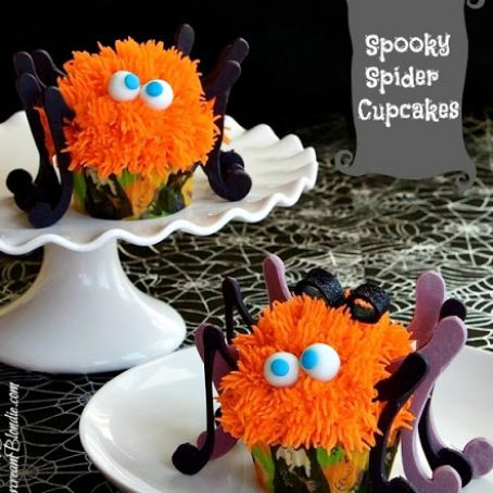 Spooky Spider Cupcakes