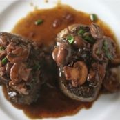 Filet Mignon stuffed with Mushrooms & Onions