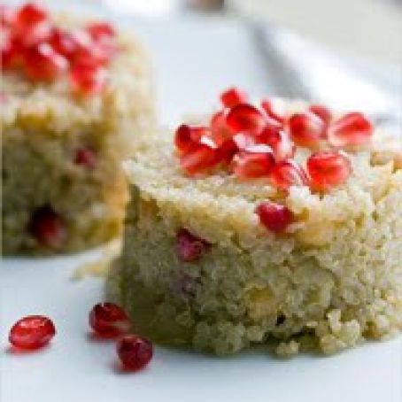 QUINOA PILAF w/CECI, POMEGRANATE & SPICES