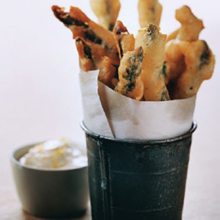 Beer-Battered Asparagus
