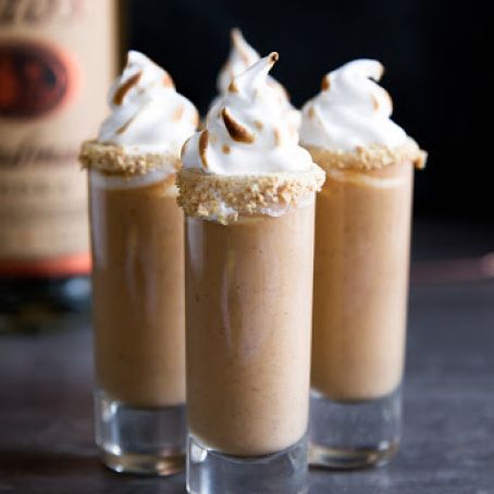 Boozy Pumpkin Pie Shooters