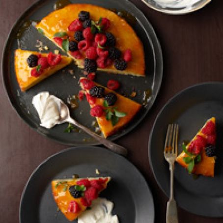 Almond Cake with Fresh Berries