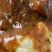 Slow Cooked Tri Tips & Gravy with Mashed Potatoes