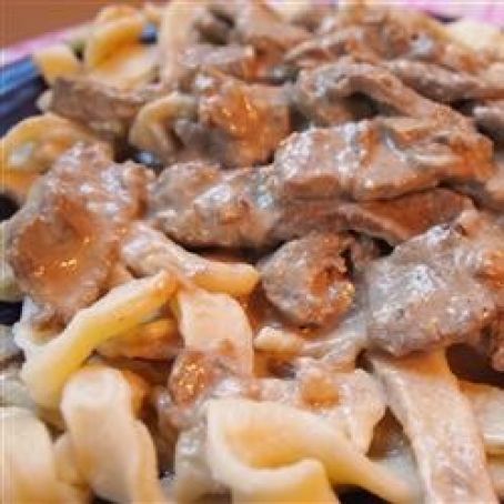 Easy Weeknight Beef Stroganoff