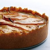 Maple Cheesecake with Roasted Pears