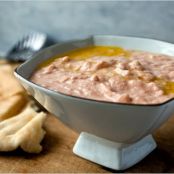 SWISS CHARD STALK & TAHINI DIP