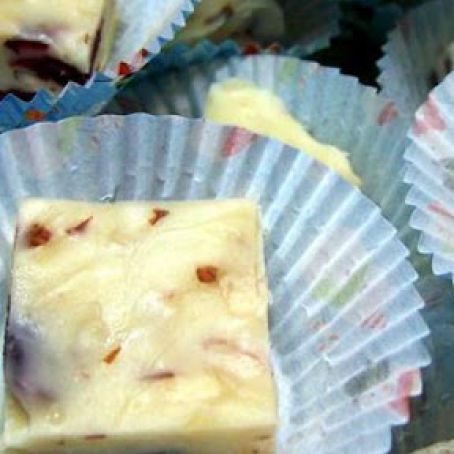 Almond White Chocolate Fudge
