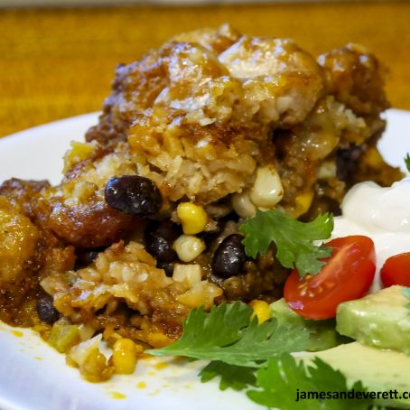 Taco Tot Casserole