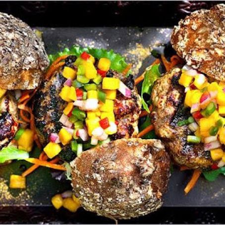 CURRY SPICED LAMB BURGERS