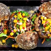 CURRY SPICED LAMB BURGERS