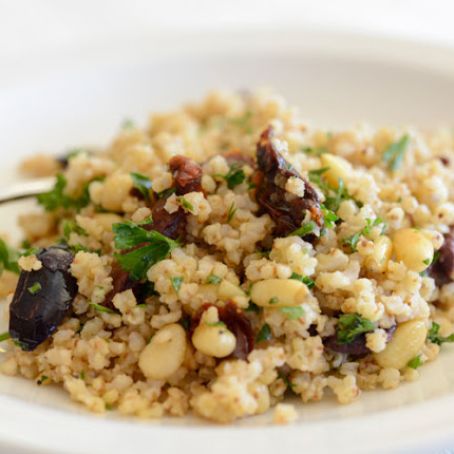 Warm Millet Salad with Sun-Dried Tomatoes