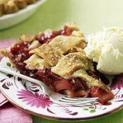 Sweet Strawberry-Rhubarb Pie