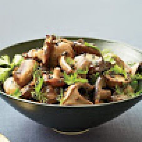 Roasted Mushrooms and Shallots with Fresh Herbs