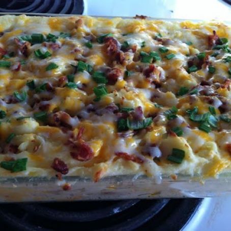 Fully loaded potatoe casserole