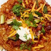 Loaded Tater Tot Waffles