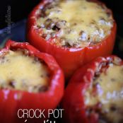 Slow Cooker Picadillo Stuffed Peppers
