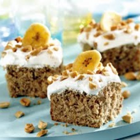 Peanut Butter-Banana Fluffernutter Bars