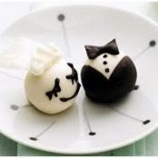 Bride & Groom Oreo Cookie Balls