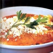 TACOS DE HUEVO EN SALSA DE CHORIZO