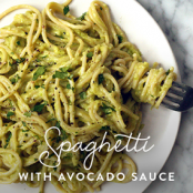 Spaghetti-with-Avocado-Sauce