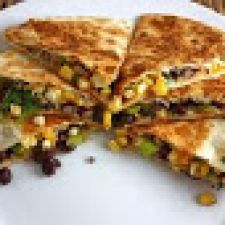 Black Bean and Spinach Quesadillas