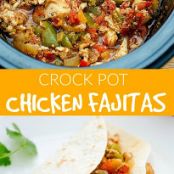 CROCK POT CHICKEN FAJITAS