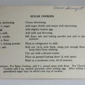 Clara's Best Crispy Old-Fashioned Sugar Cookies