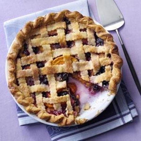 Peach Blueberry Pie