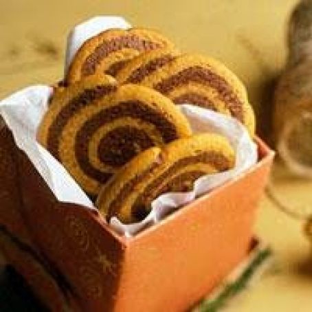 Peanut Butter and Chocolate Pinwheels