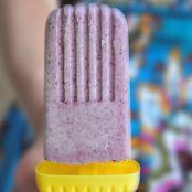 Blueberries and Cream Popsicles