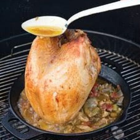 Beer Can Turkey Breast with BBQ Gravy
