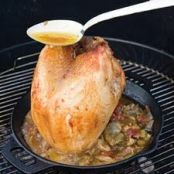 Beer Can Turkey Breast with BBQ Gravy