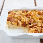 Pecan Bread Pudding with Bourbon and Orange